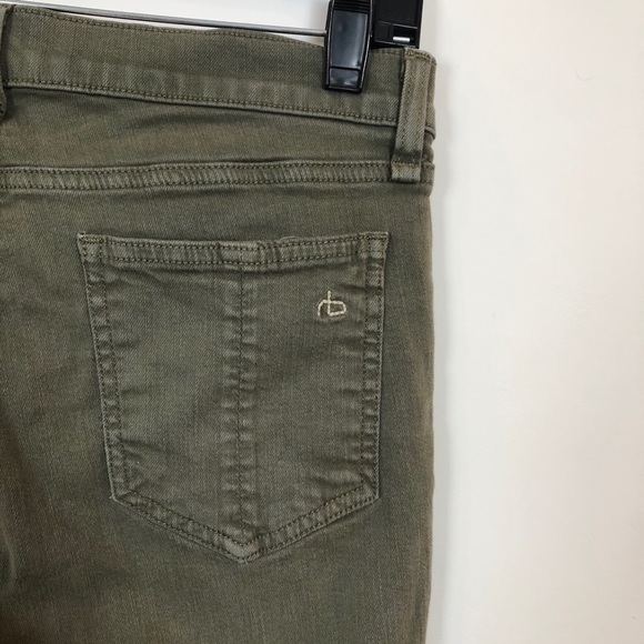 Rag & Bone Army Green Skinny Jeans (28) - Picture 4 of 7